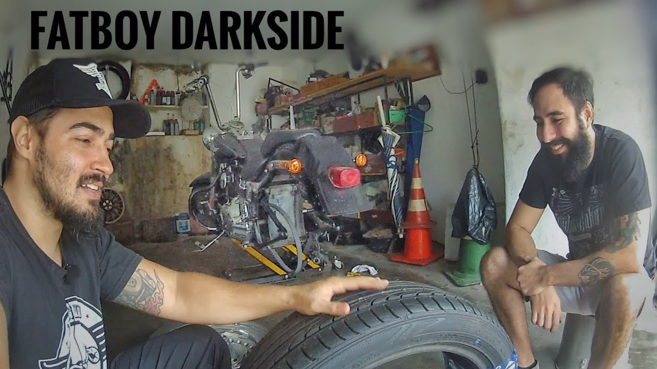 Instalamos PNEU DE CARRO na MOTO *Mas ela voltou no REBOQUE*
