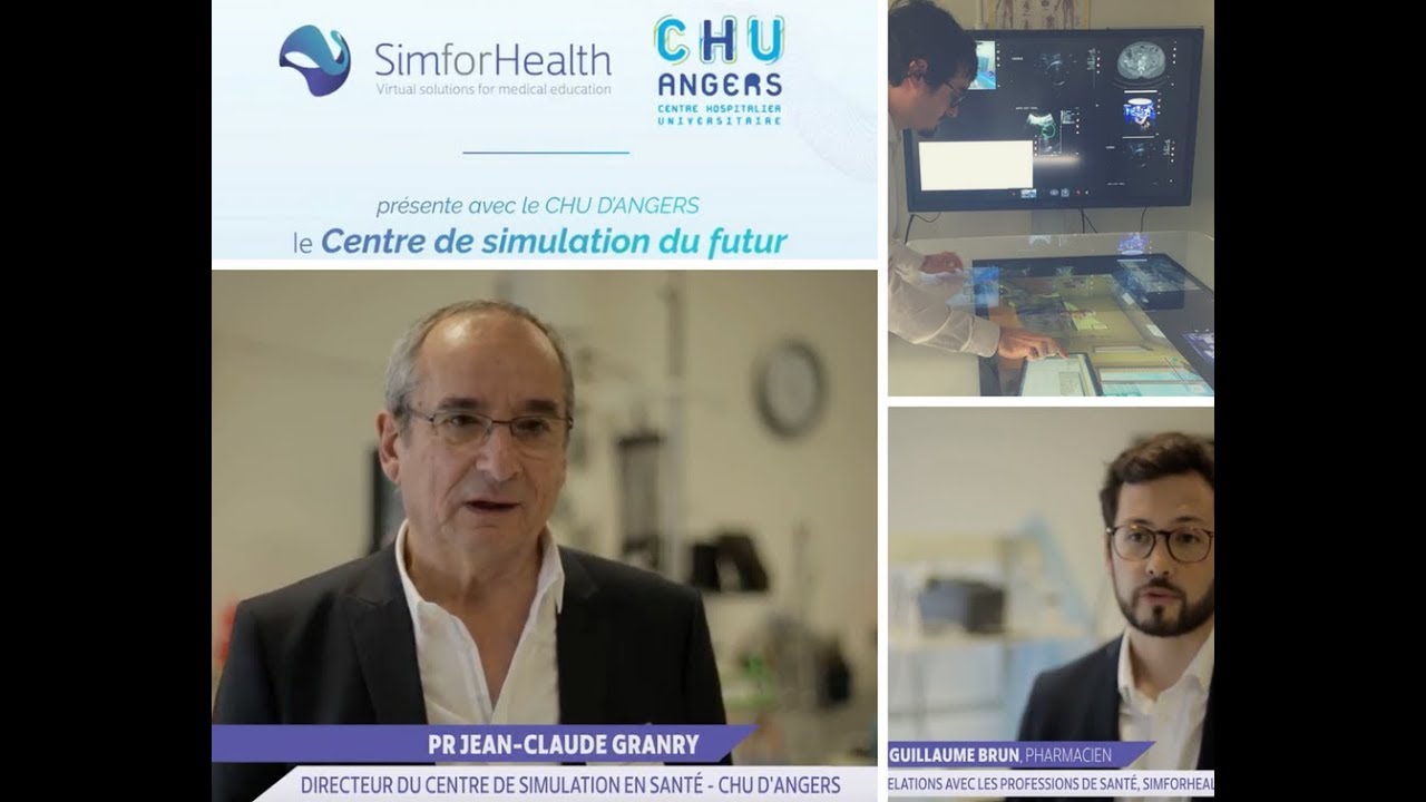 SimforHealth et le CHU d'Angers présentent le Centre de simulation du futur