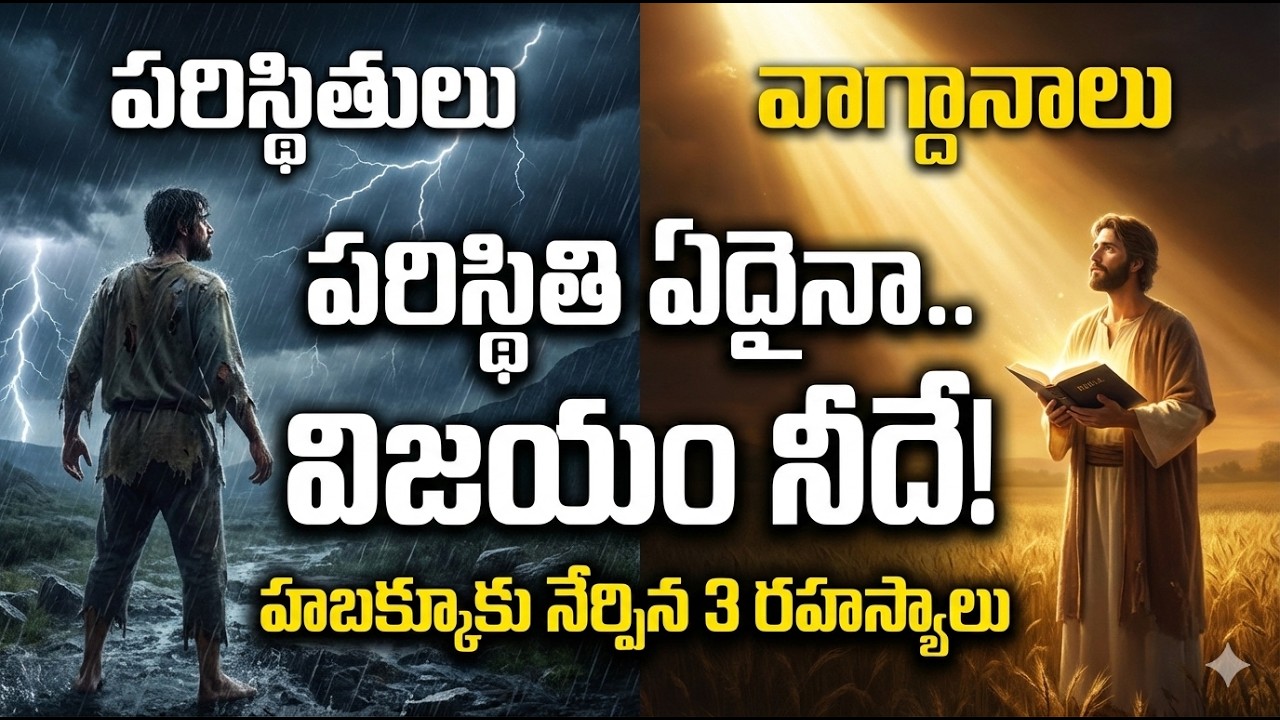 మీ కష్టాలకు ముగింపు పలికే 3 ఆత్మీయ రహస్యాలు! | Habakkuk Life Lessons | అనుదిన జీవవాక్కు 17.2.2026 |