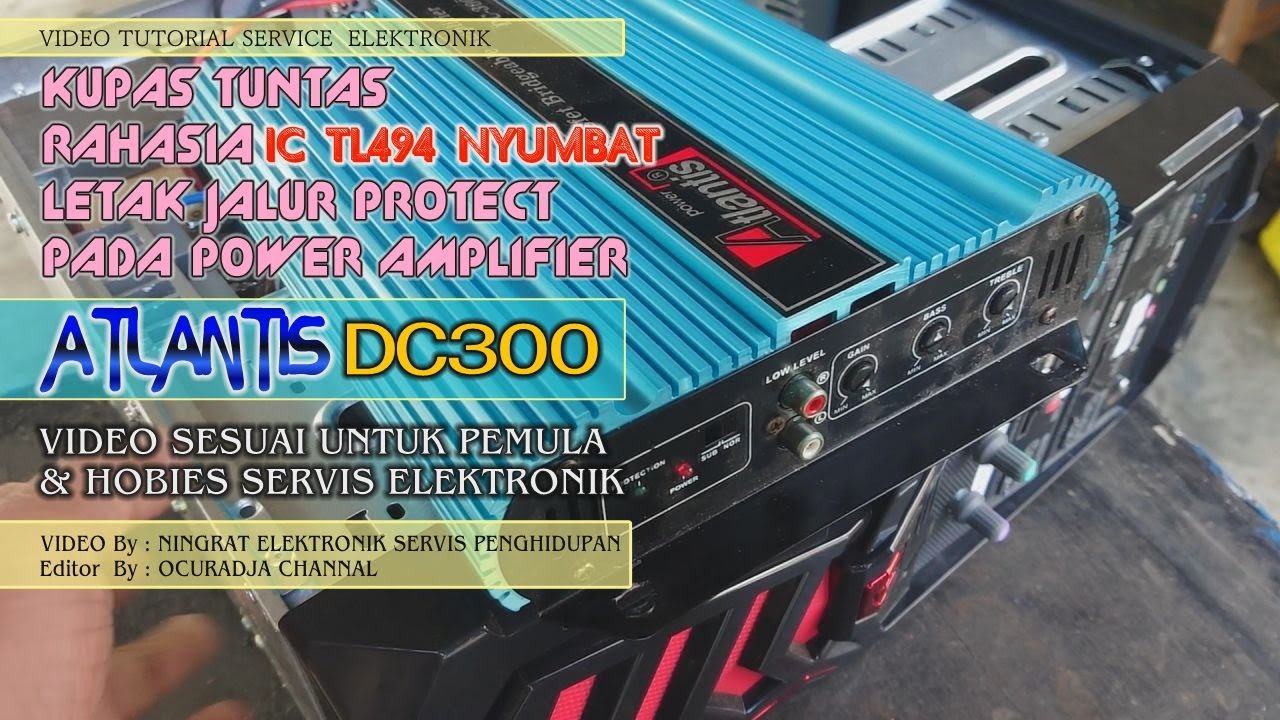 Kupas tuntas Rahasia IC TL494 terprotect di POWER DC 300 ( mesin  pemanggil wallet )