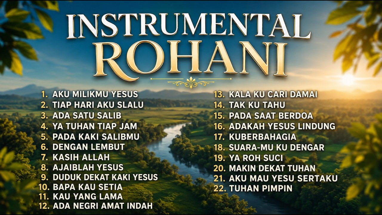 Instrumen Rohani Menyentuh Hati dan Meningkatkan Ketenangan Batin
