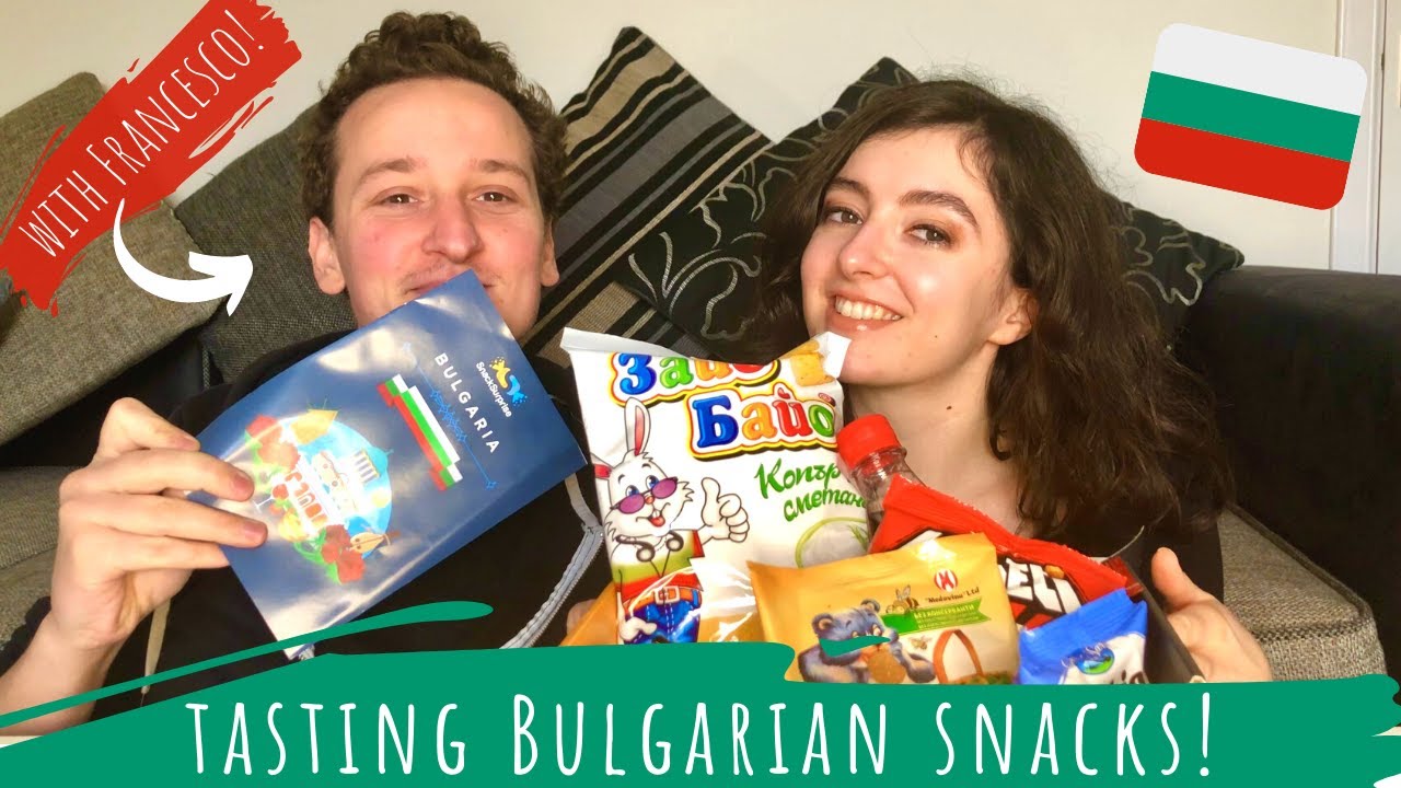 Trying BULGARIAN Snacks with an Italian - Snack Surprise UK