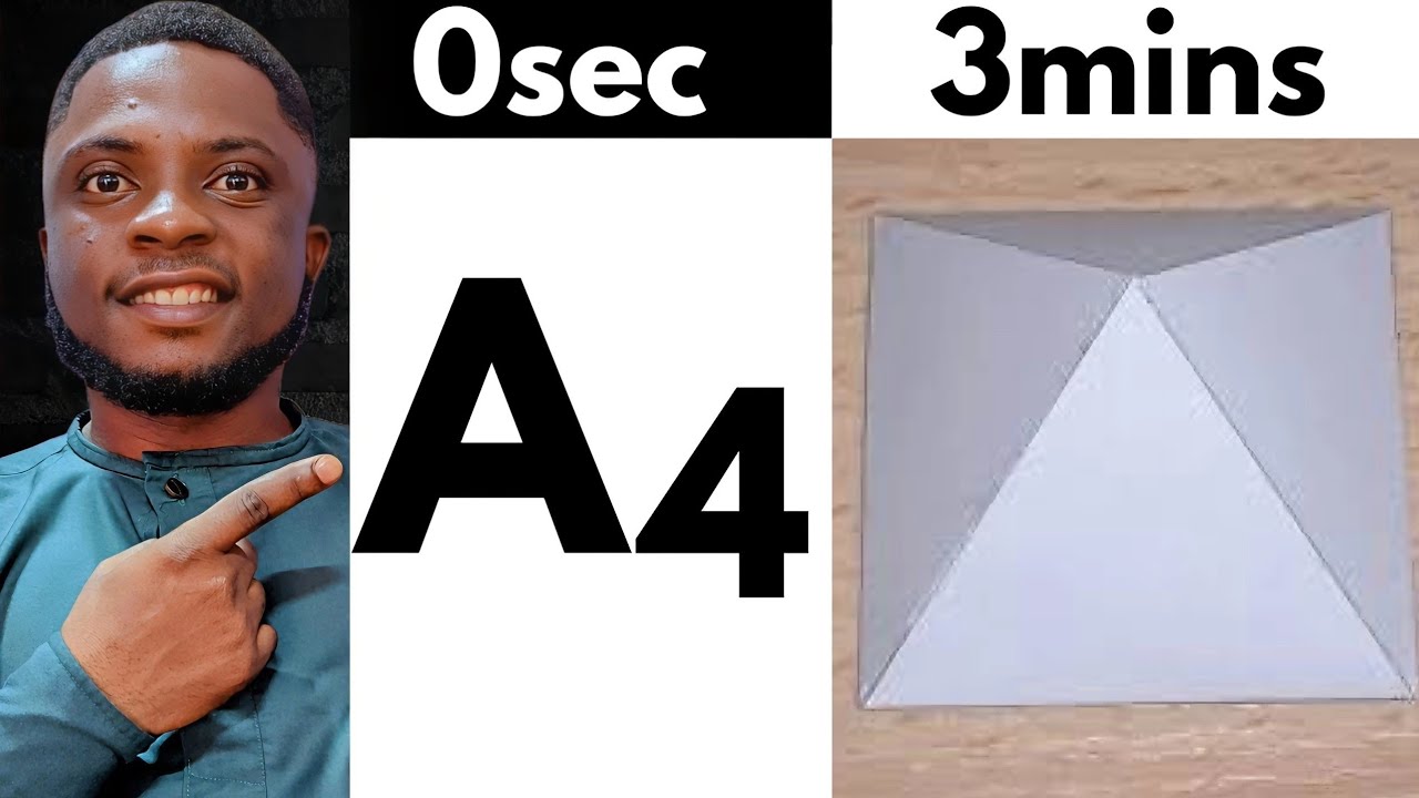 Я построил 3D-пирамиду за 3 минуты 33 секунды (это под силу каждому)