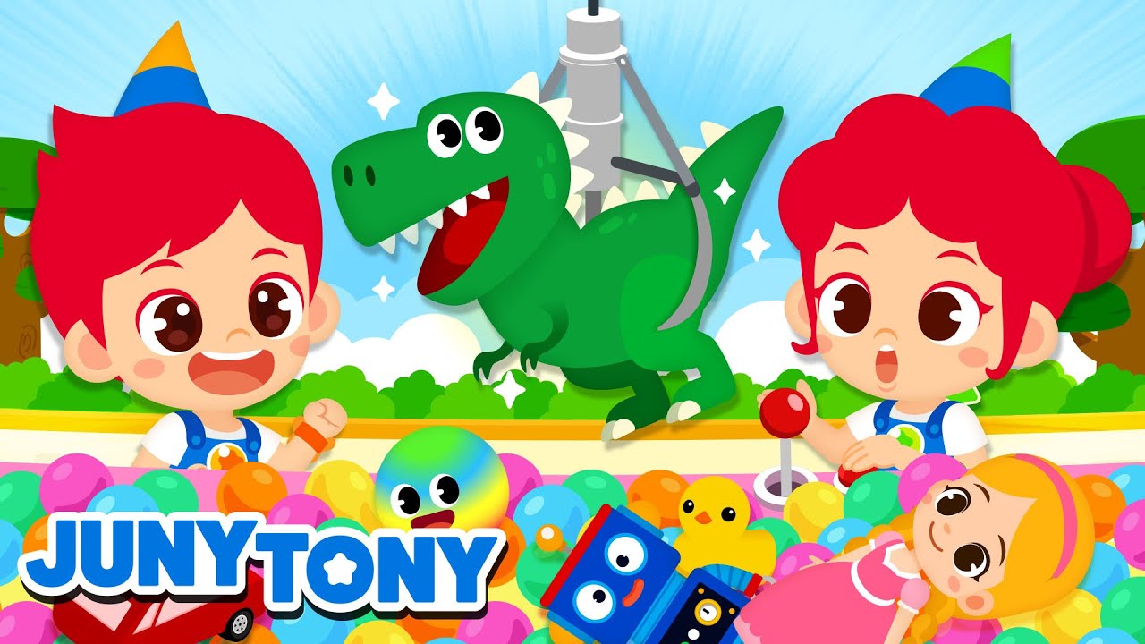 Happy Children’s Day Song 🎈 Toy Claw Machine 🧸 Nursery Rhymes｜Kids Songs｜JunyTony