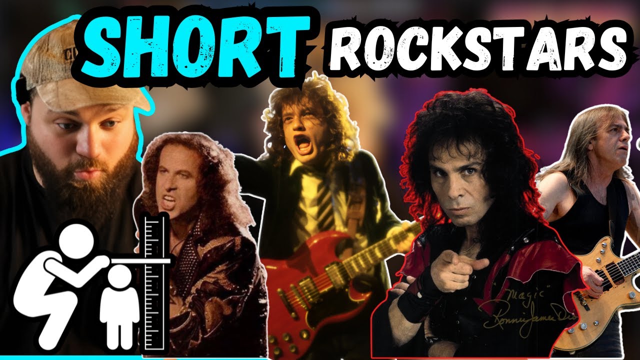 Short but MIGHTY! | Surprisingly Small Musicians #musicians #rockstars #angusyoung #acdc