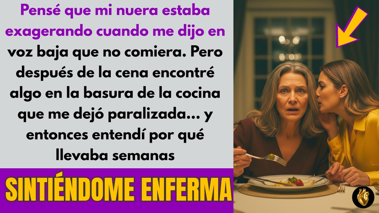 MI NUERA  me susurró durante la cena: “NO COMA ESO”… pero ya era demasiado tarde