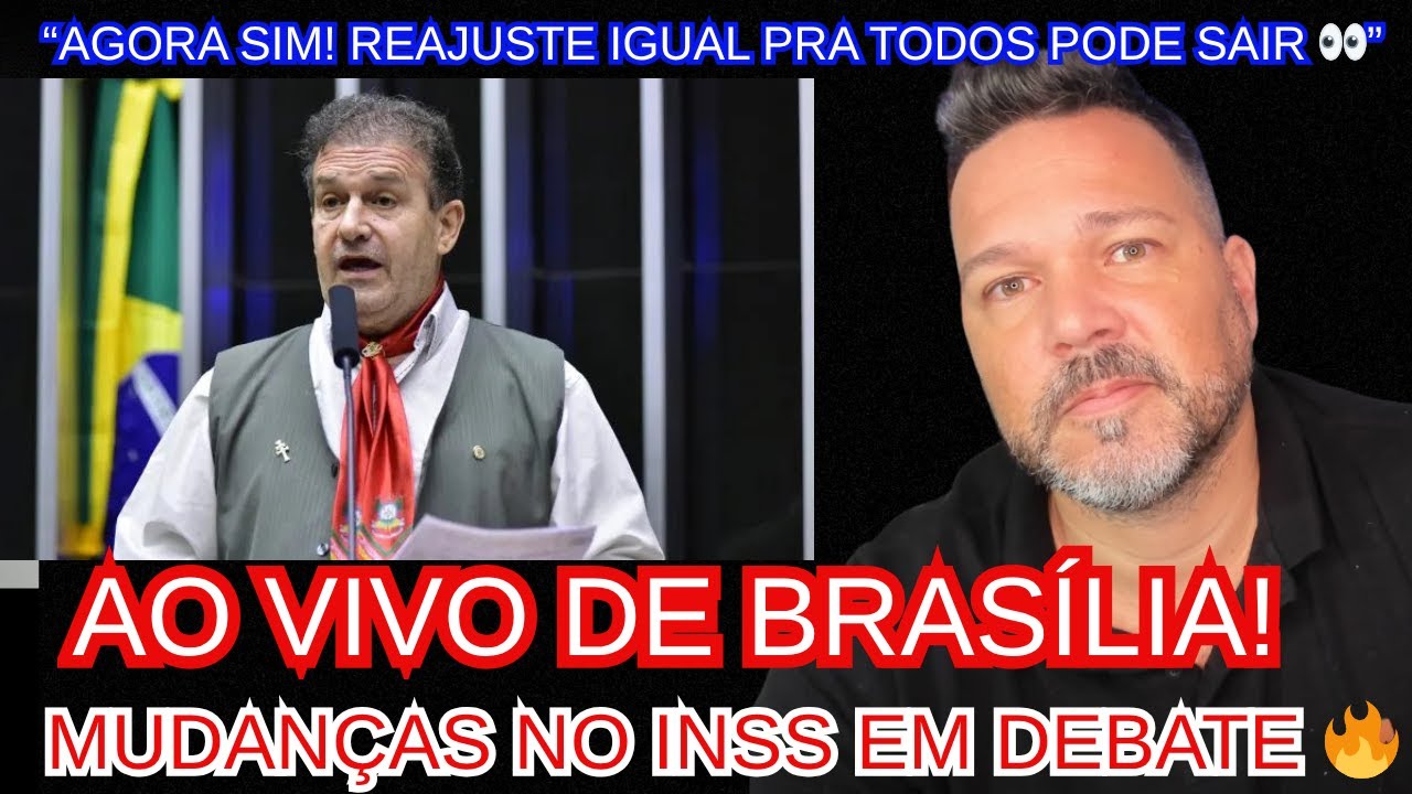 🔴 AO VIVO: QUEM GANHA ACIMA DO M&Iacute;NIMO PODE TER O MESMO REAJUSTE 👀 | LIVE COM POMPEO DE MATTOS