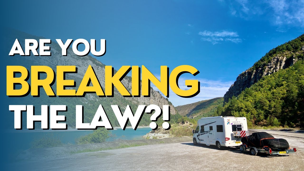 🔴 Towing with a motorhome in the UK & Europe- are you legal?
