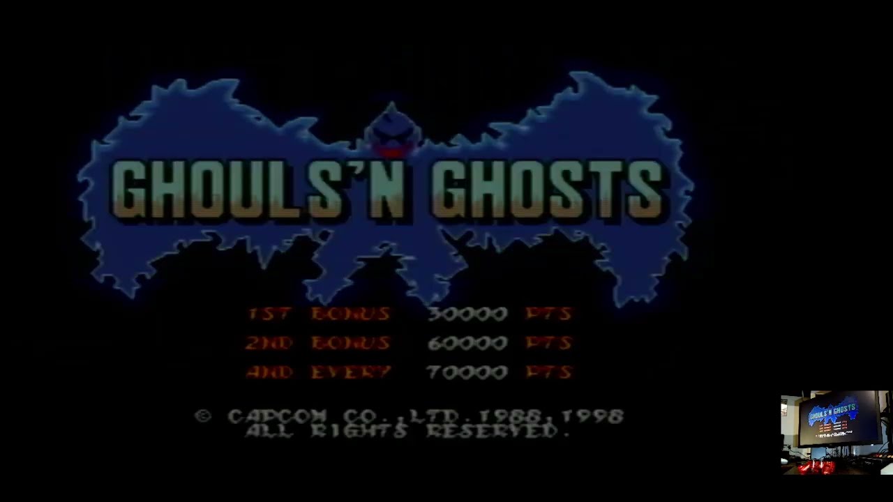 Capcom Classics Collection Ghouls 'n Ghosts Sony Playstation 2 Original hardware