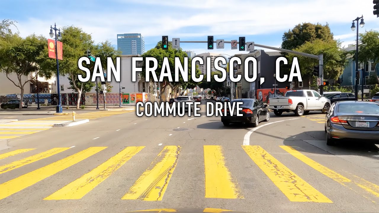 San Francisco Commute Drive in 4K