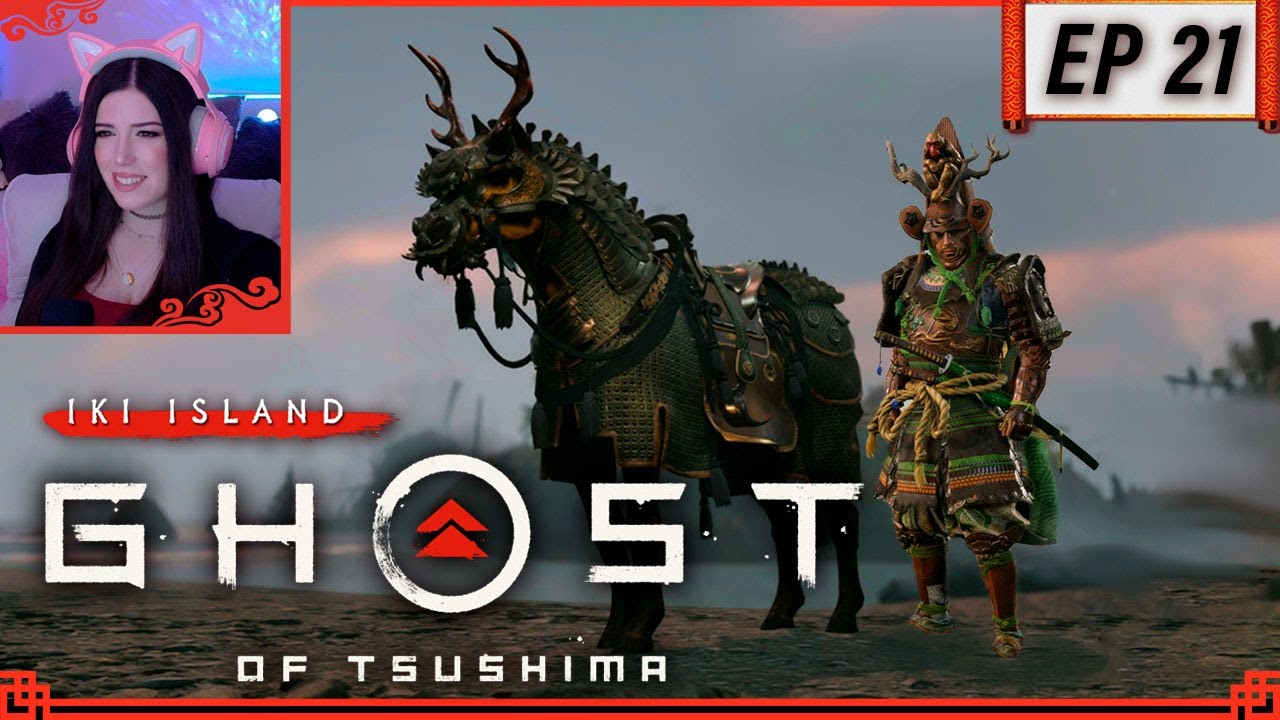 GHOST OF TSUSHIMA DLC: Iki Island Mythic Tales: Horse & Sarugami Armour🌺 (first playthrough) — Ep 21