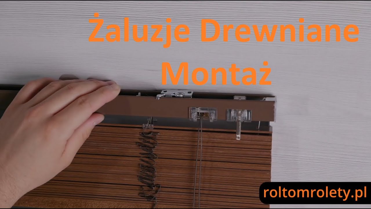 Żaluzja Drewniana 25mm montaż. Jak zamontować Żaluzję Drewnianą 25mm? Aż 4 sposoby montażu!