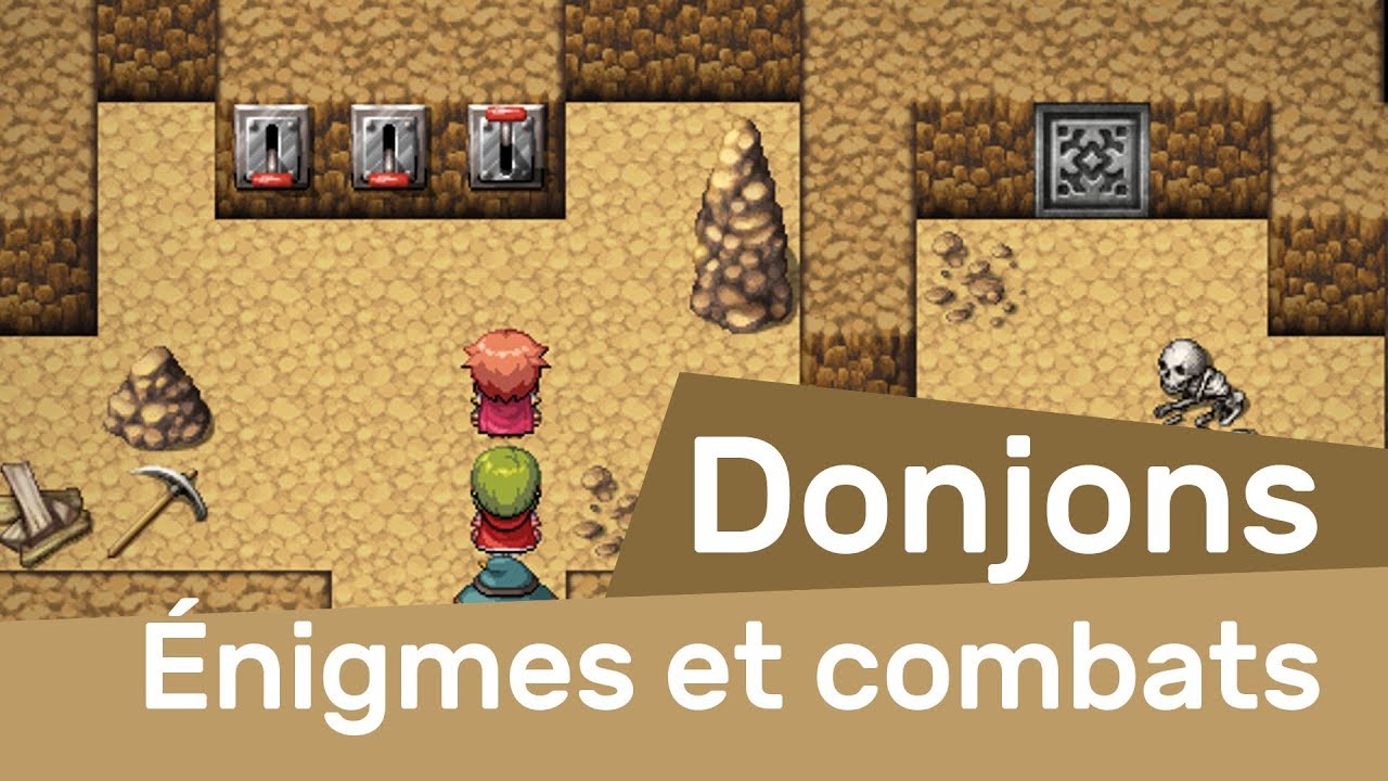 Créer un donjon sur RPG Maker : monstres et énigmes