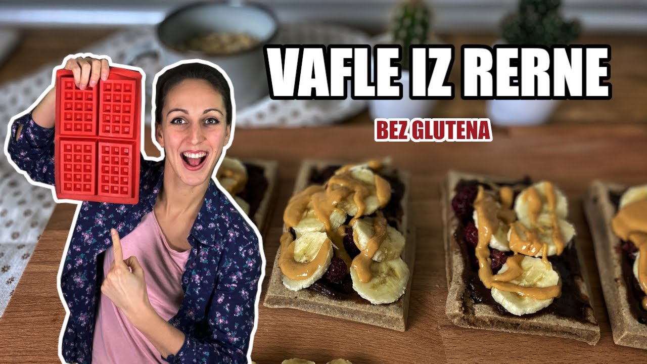 RECEPT ZA POSNE VAFLE / Bez šećera i glutena