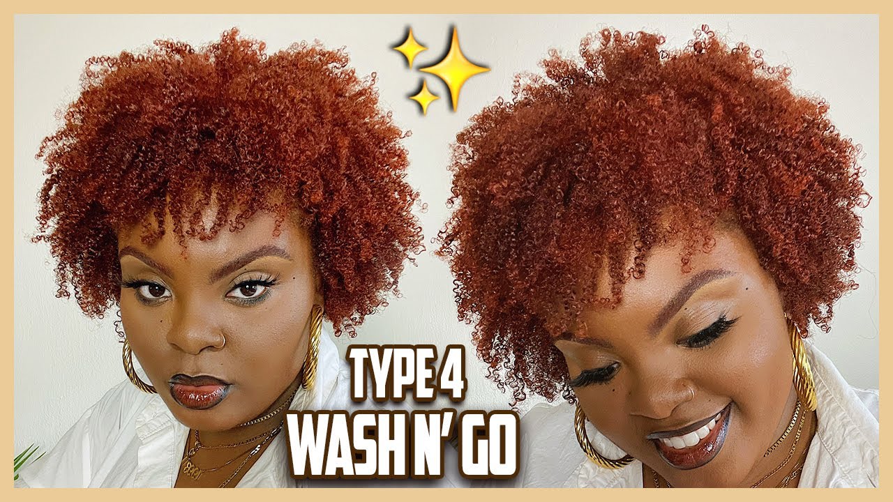 THE BEST WASH N' GO YOU'VE EVER SEEN!!! Type 4 Wash N' Go Routine