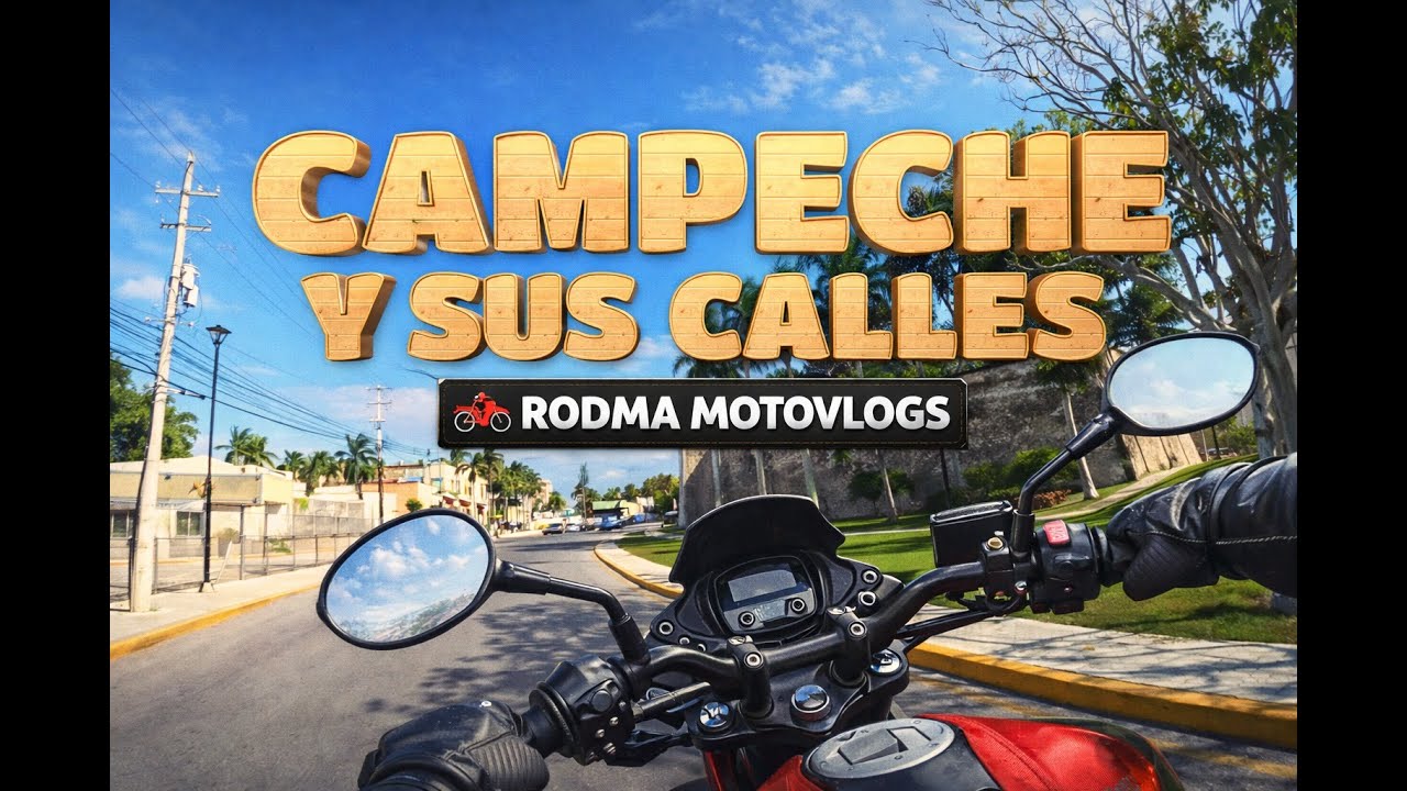 Campeche Histórico en Moto 🏍️🏰 | Murallas, Baluartes y Mar