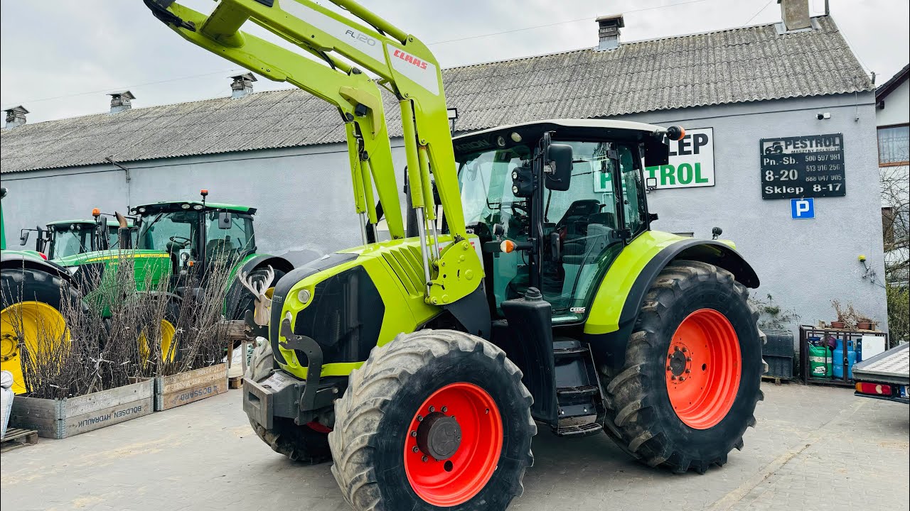 Claas Arion 550 CEBIS, 2014 rok, z turem CLAAS FL120, na sprzedaż/for sale/prezentacja *PESTROL*