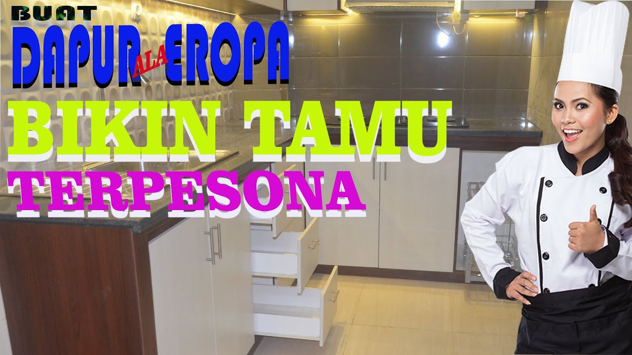 INTERIOR PONOROGO-DAPUR MEWAH GAYA EROPA DENGAN MINIBAR MINIMALIS MODERN 2021!!!!