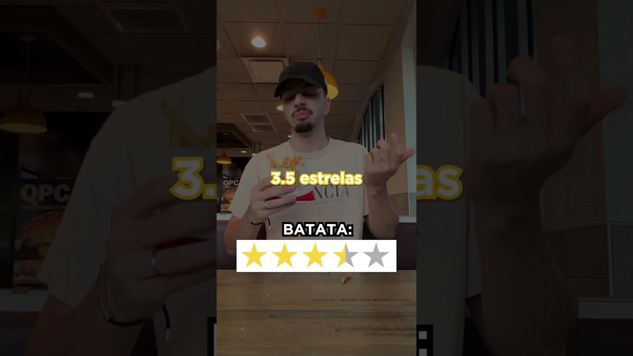 McDonald 1 Estrela vs 5 Estrelas
