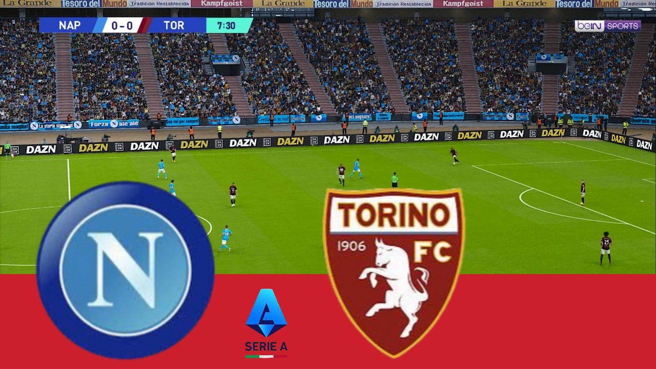 Napoli vs Torino – Serie A 25/26 | Partita Completa & Tutti i Gol | Simulazione PES 2021