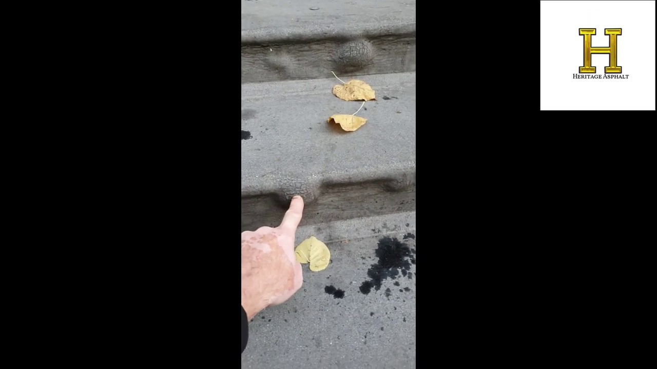 Asphalt Stairs Inspection