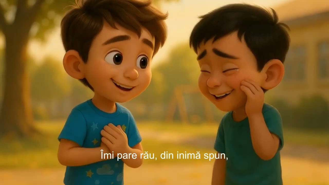 Îmi pare rău – Cântecel educativ pentru copii despre bunătate și bune maniere | @EduCuTine