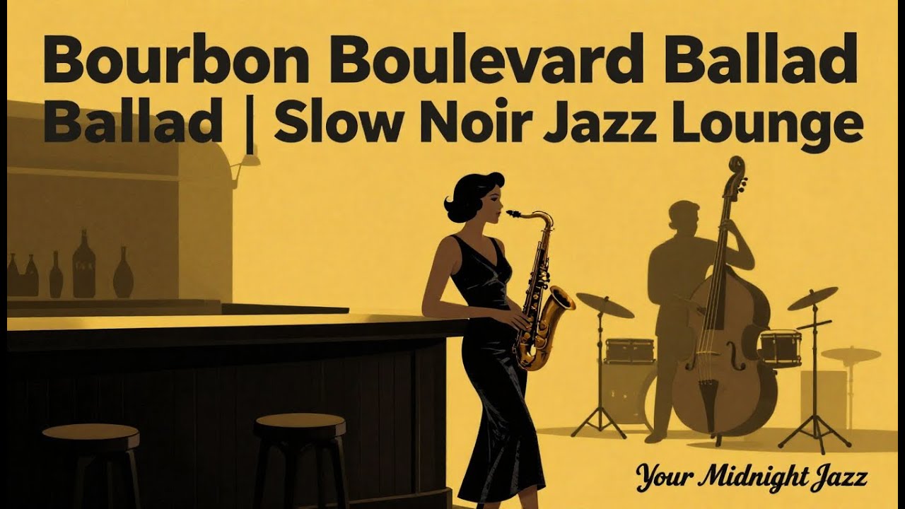 Bourbon Boulevard Ballad | Slow Noir Jazz Lounge