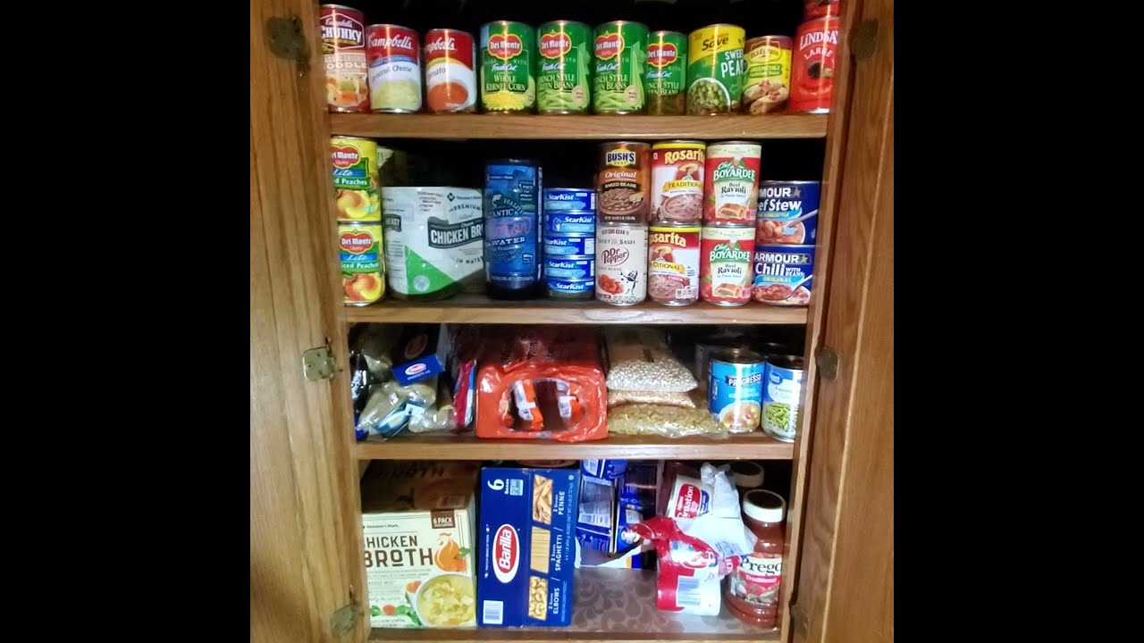 Food pantry ideas | prepper food pantry | 30 day food supply | food storage solution | grocerie haul