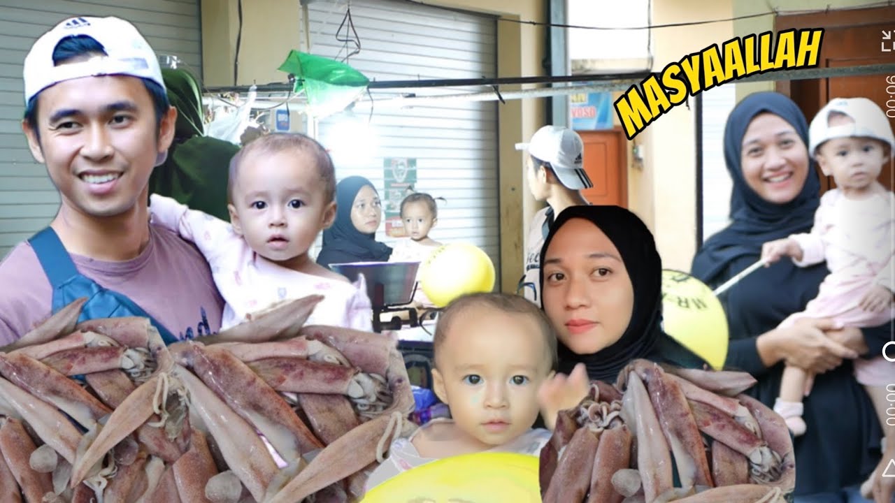 QUEEN NGABUBURIT SAMA PAPI FAJAR DAN MAMI NOVI BELANJA BORONG CUMI DI PASAR ‼️