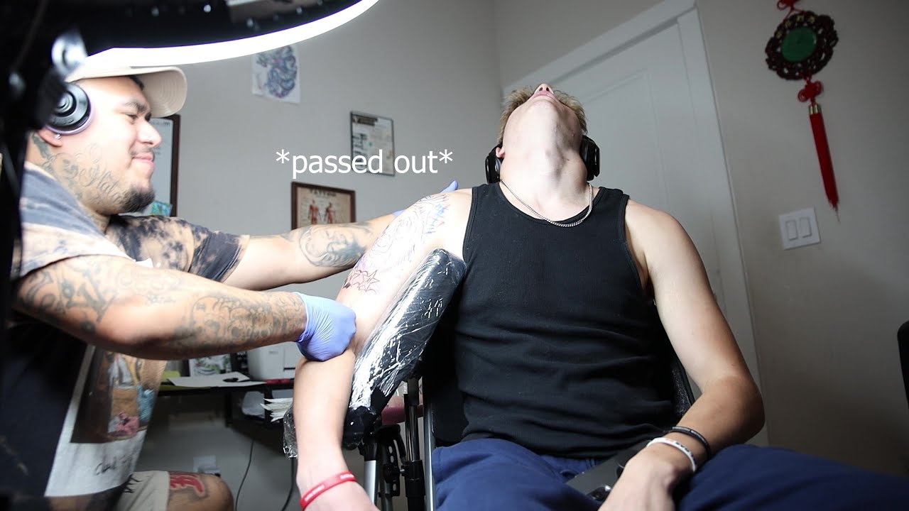 I Got My First Tattoo... *I PASSED OUT*