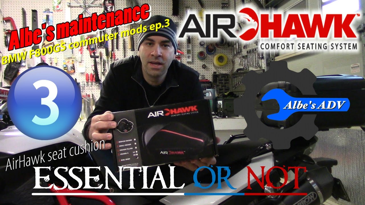 BMW F800GS Air Hawk dual sport comfort system install - Commuter mods Ep.3