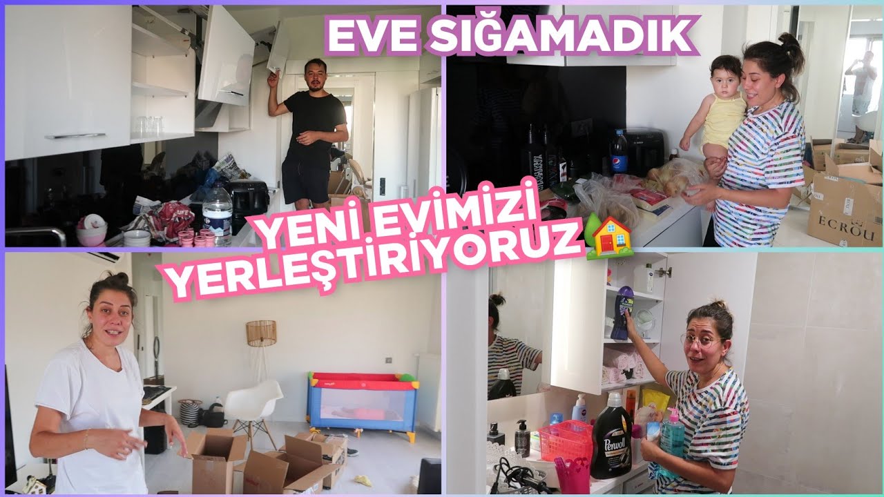 YENİ EVE YERLEŞİYORUZ🏡BEBEKLE TAŞINMA VLOG