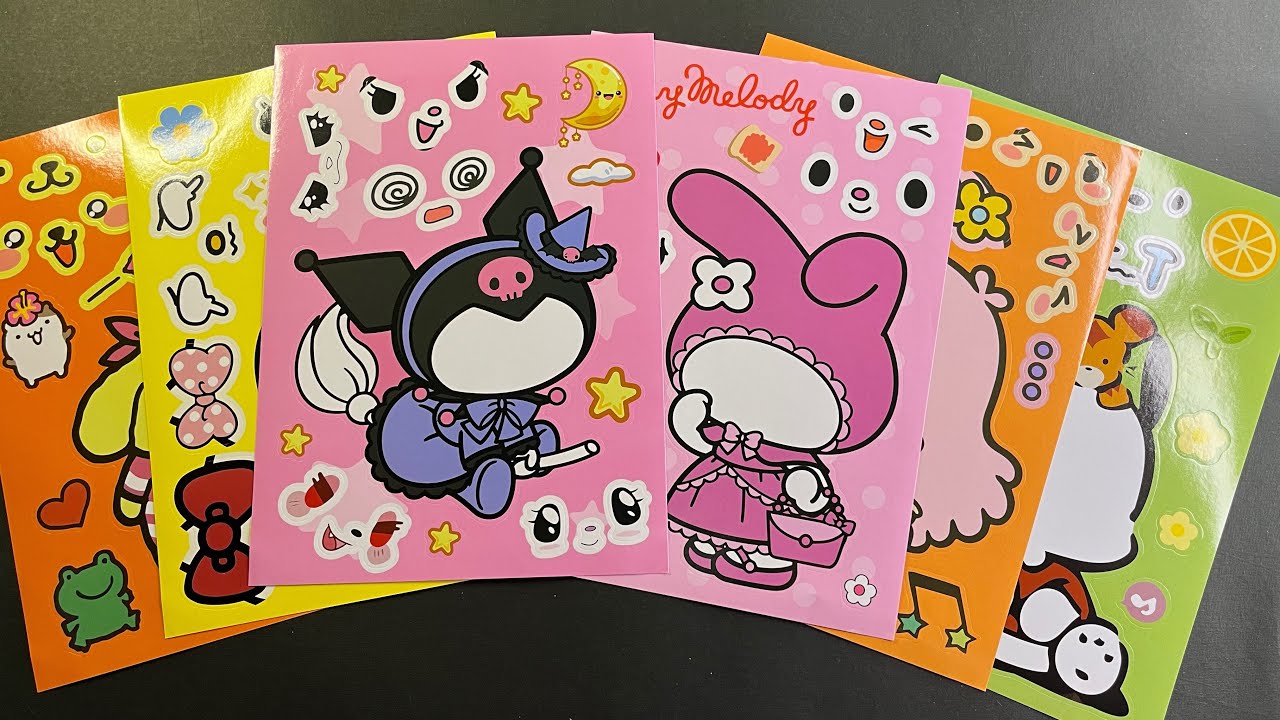 (ASMR) Sanrio Sticker 💖 Super Cute & Satisfying!
