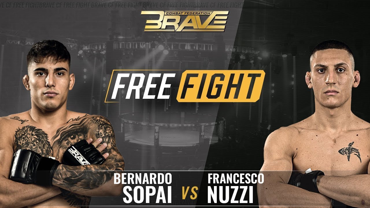 FREE MMA FIGHT | Francesco Nuzzi vs Bernardo Sopai | BRAVE CF 49