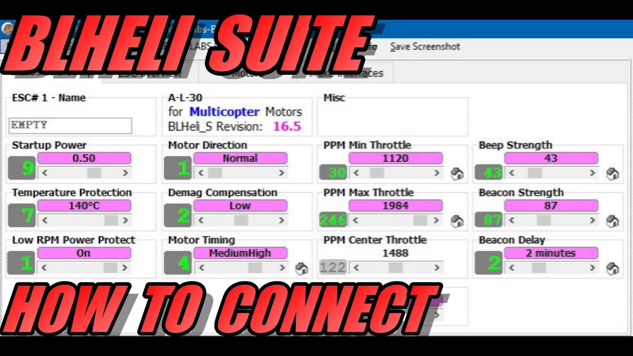 BLHeli Suite Passthrough