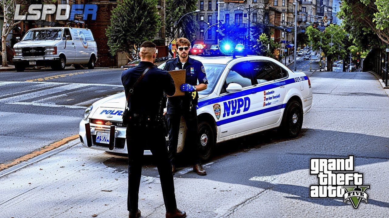 GTA 5 LSPDFR | New York City Police Patrol Realistic Cop Gameplay