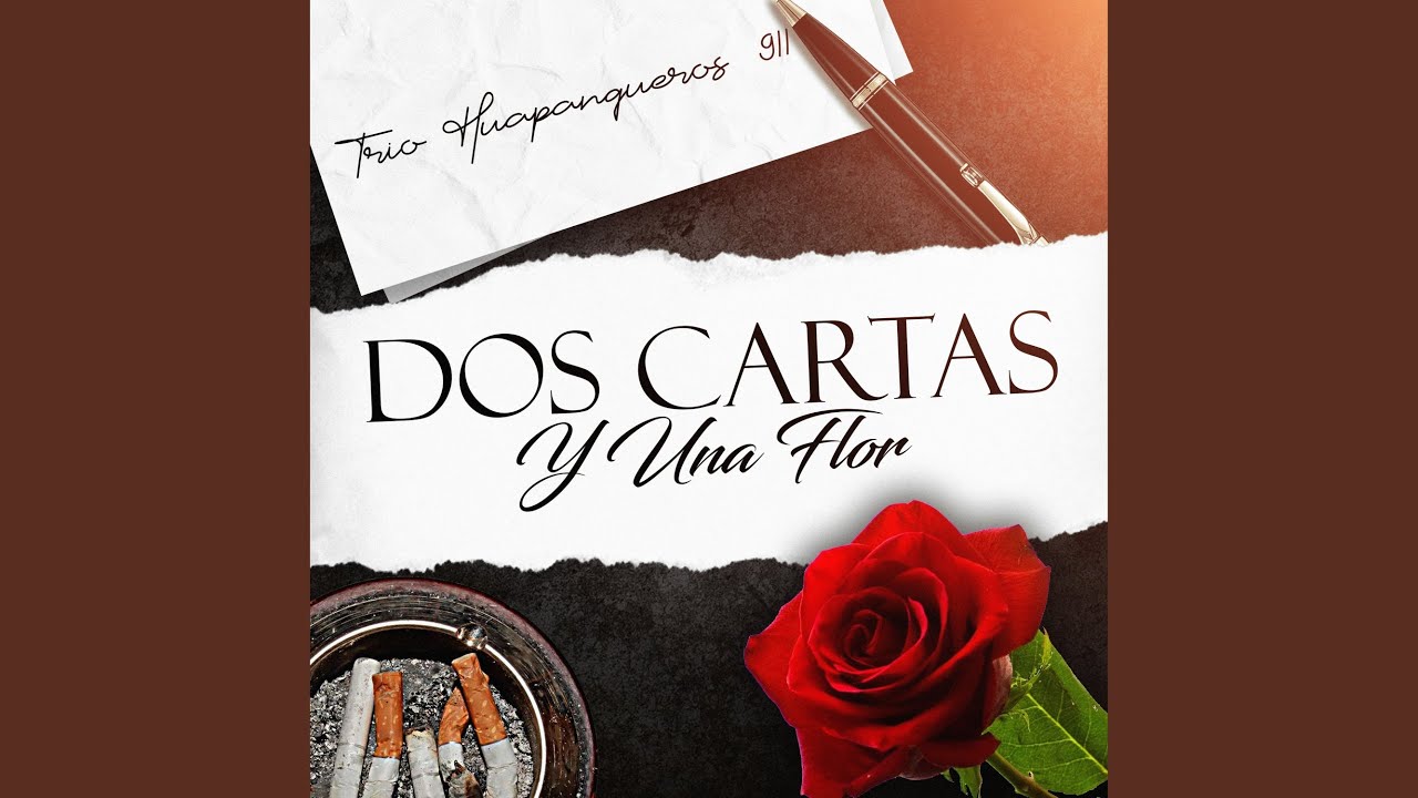 Dos Cartas Y Una Flor