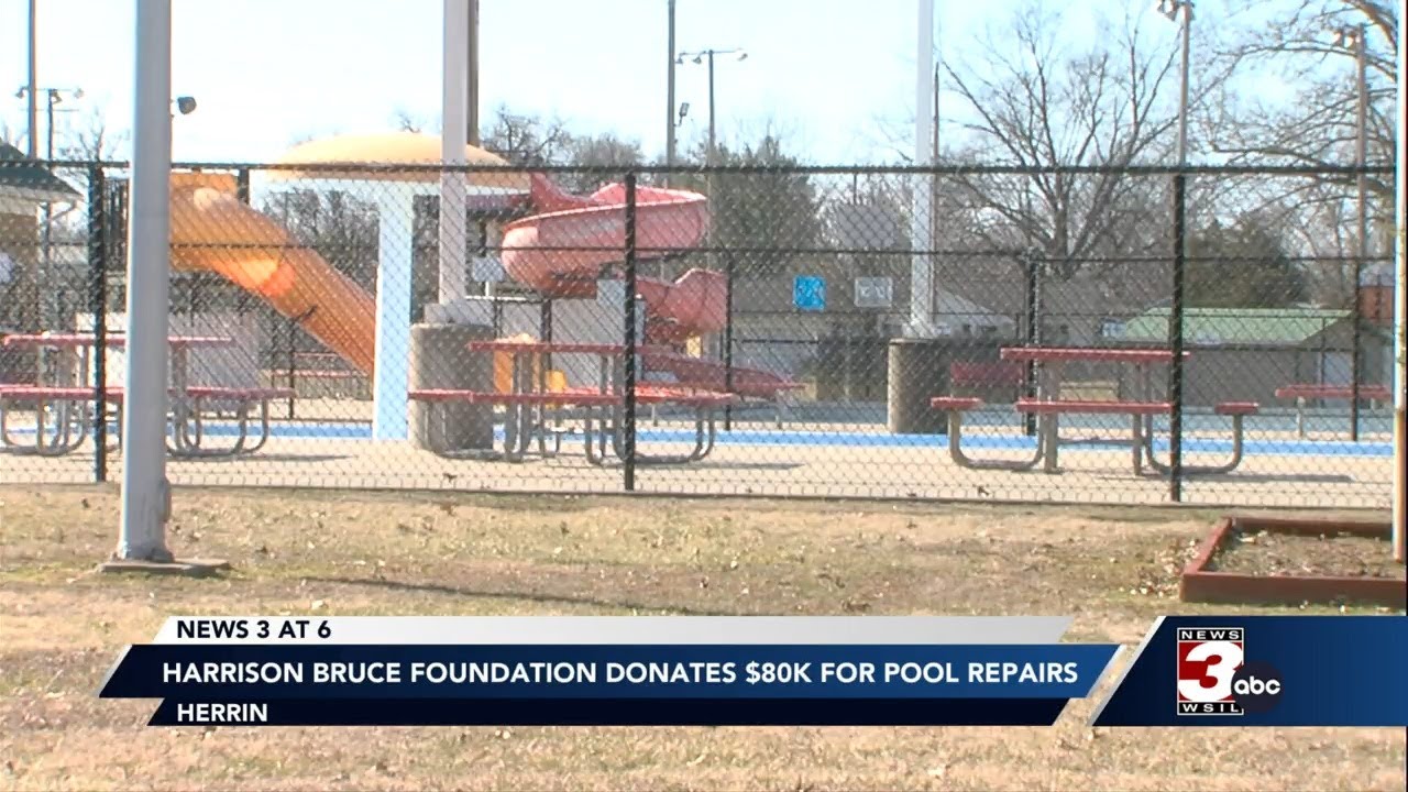 Harrison Bruce Foundation donates $80k for pool repairs