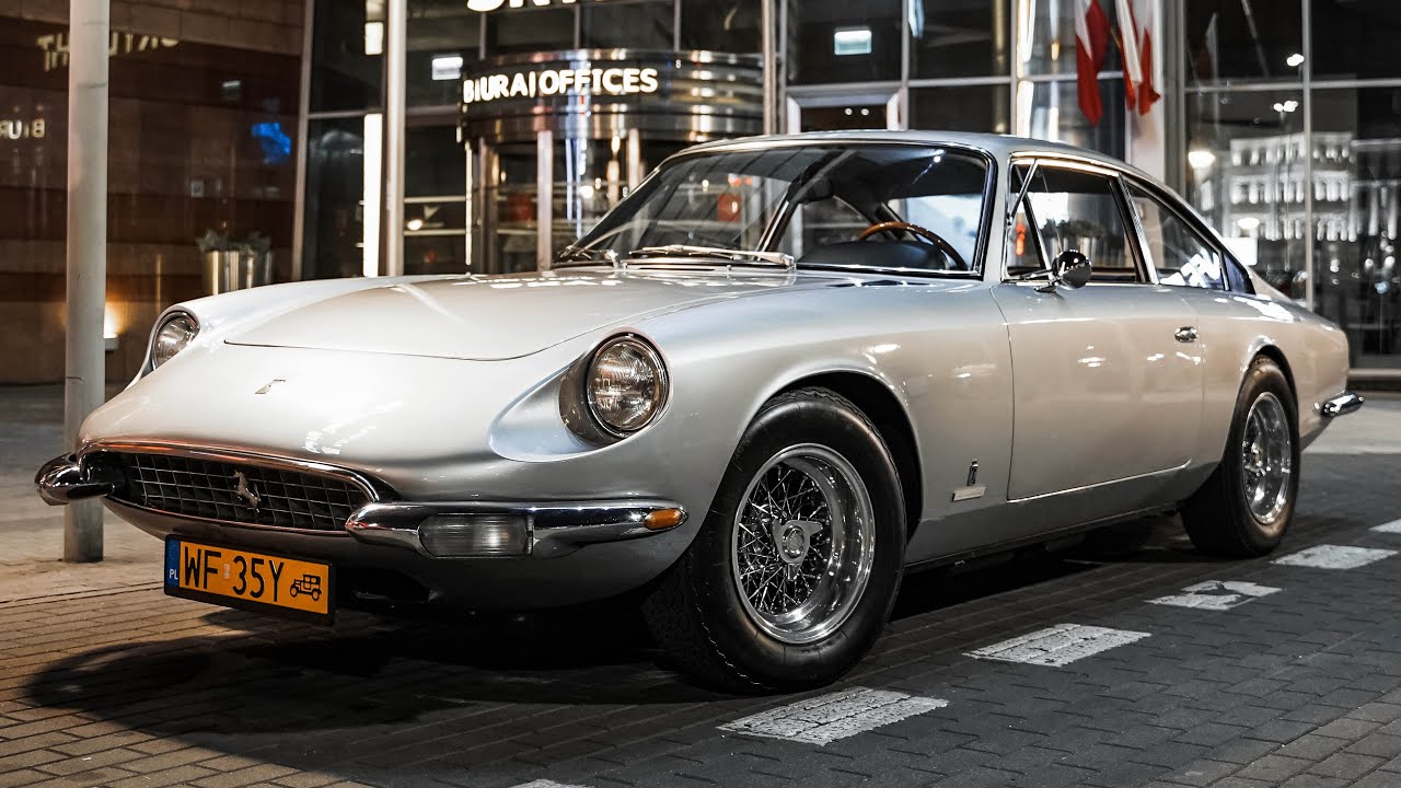 Ferrari 365 GT 2+2 V12 (COLD START, ACCELERATION, REVS, EXHAUST SOUND) | Carspotting in Warsaw