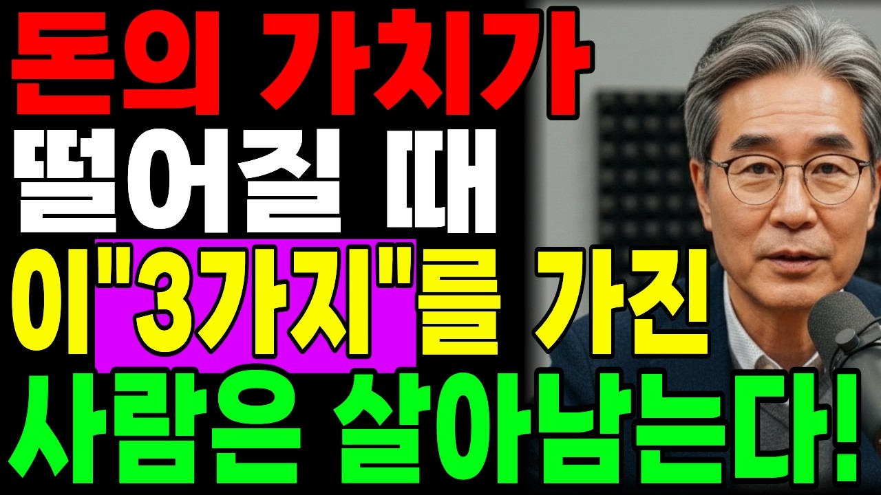경제 위기 터지면 '이 3가지' 를 알고 있는 부자들은 웃고 있습니다. | 행복한 노년 | 노후준비 | 오디오북