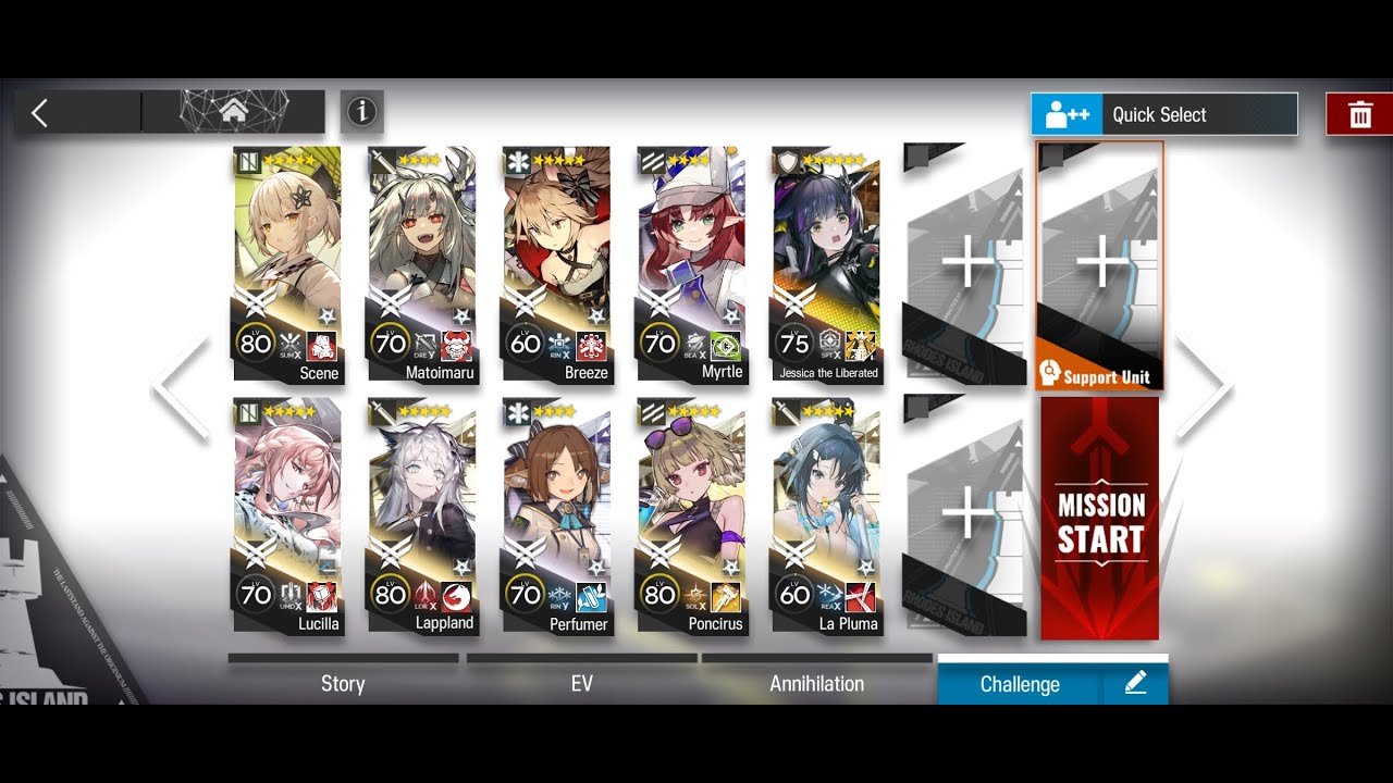 [Arknights] AS-EX-8 Challenge Mode - Personal Run