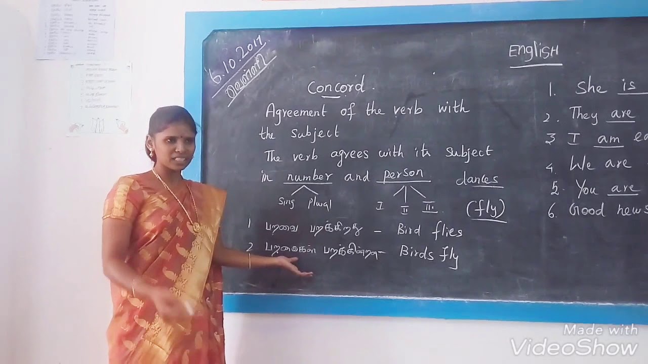 Learn English Grammar with Aruna -  The Concord.