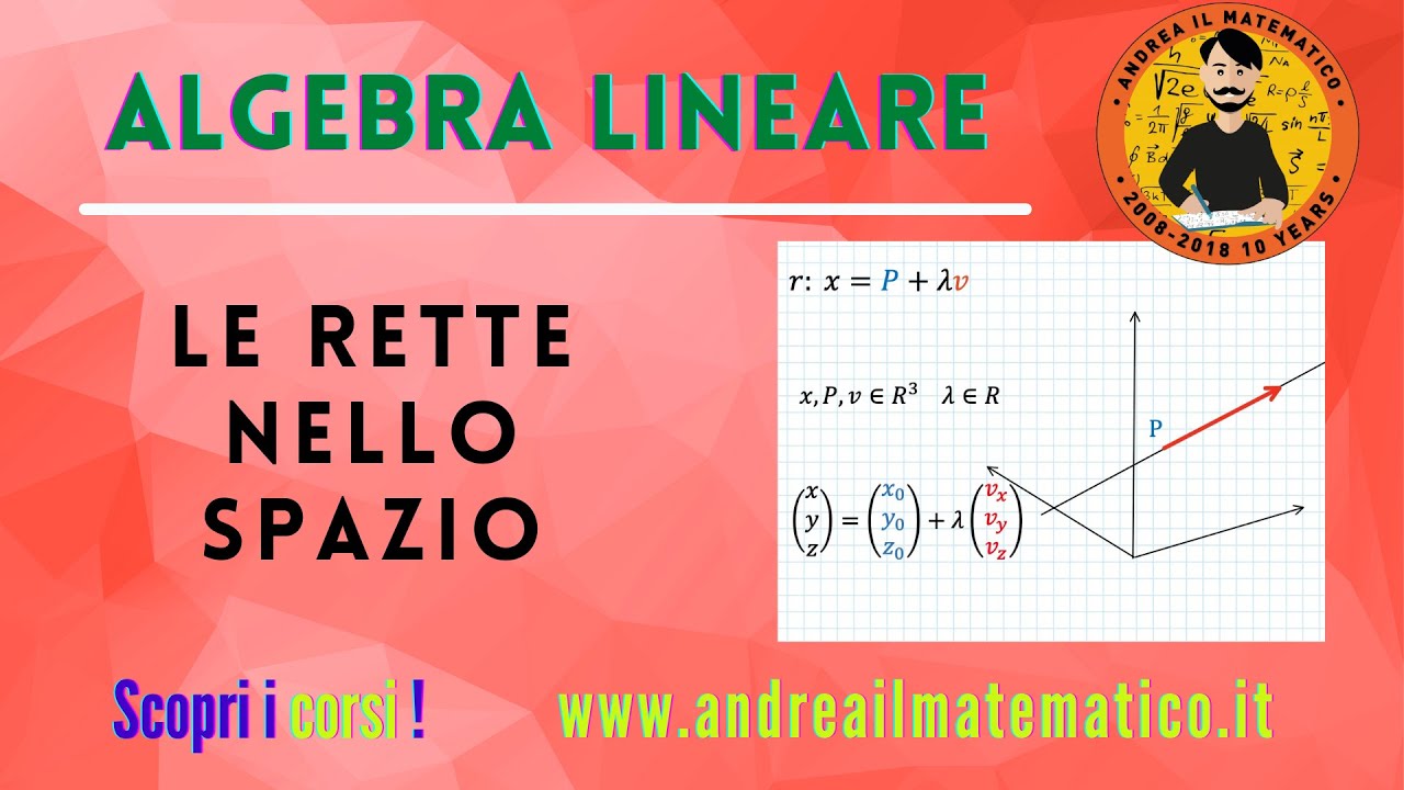 Funzioni lineari e matrici associate - ALGEBRA LINEARE - Andrea il Matematico