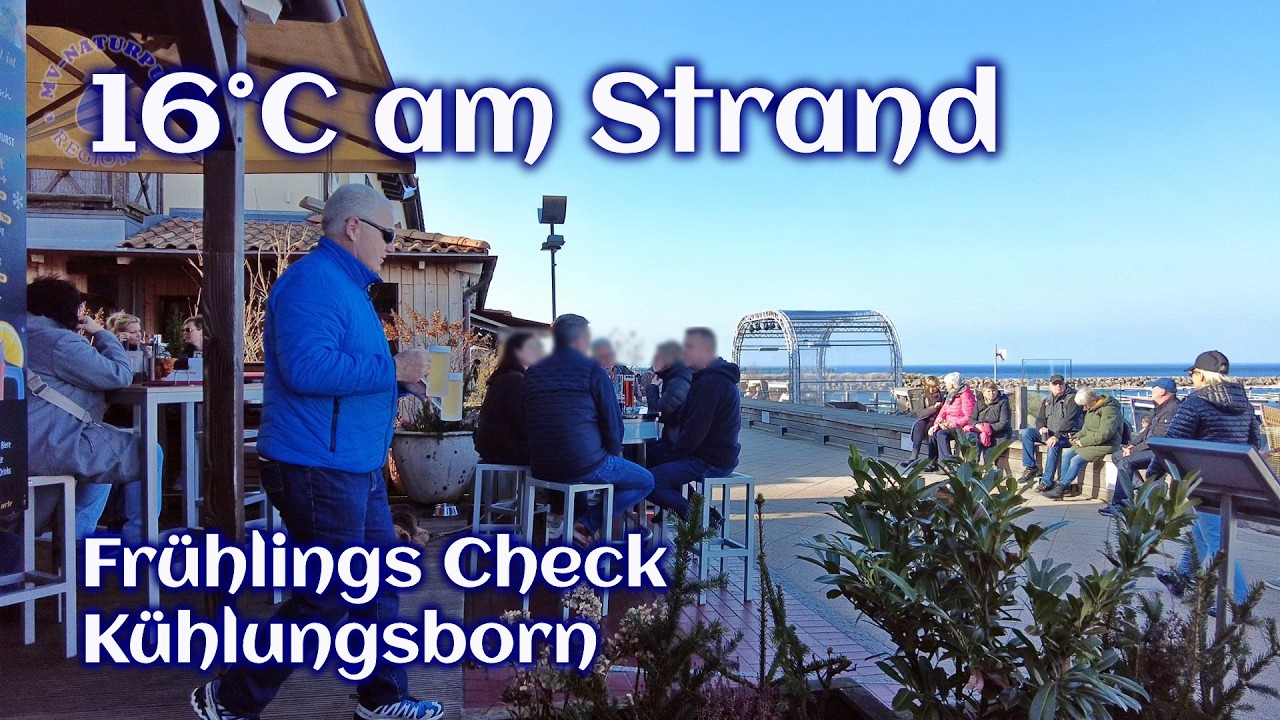 16°C am Strand - Frühlings Check Kühlungsborn