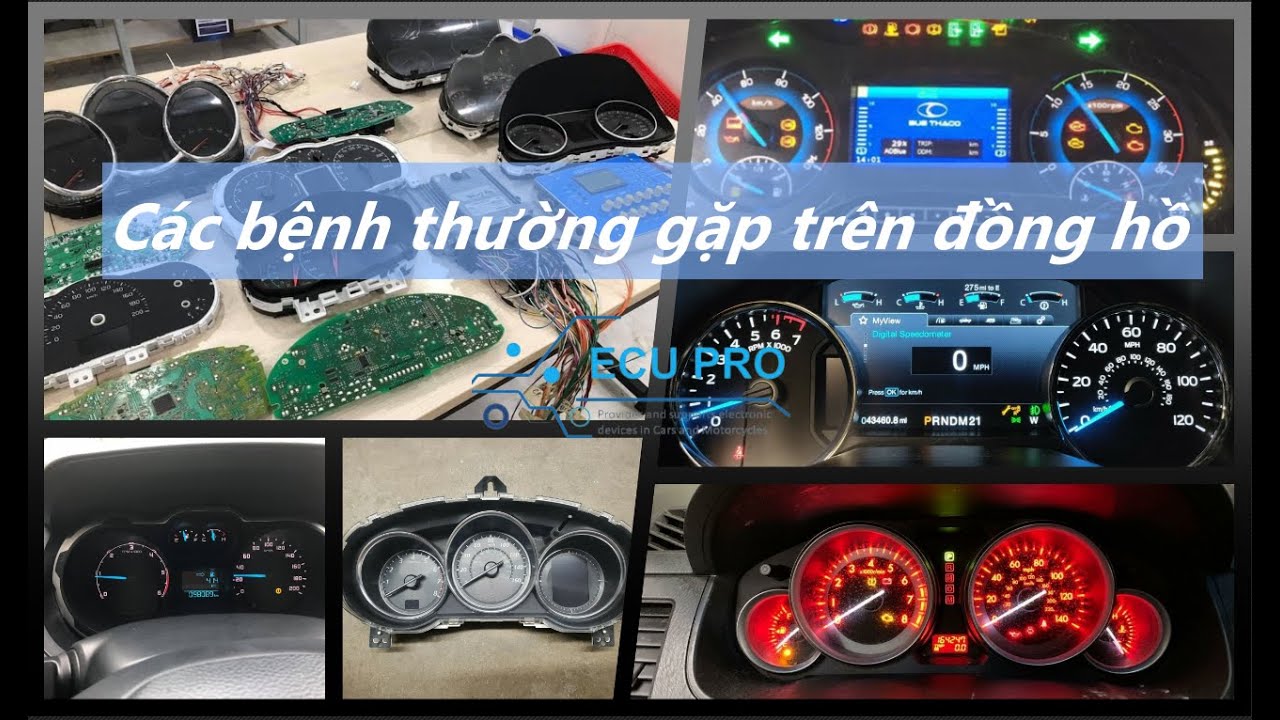 Các lỗi thường gặp trên đồng hồ táp lô ô tô | Dịch vụ sửa chữa đồng hồ táp lô