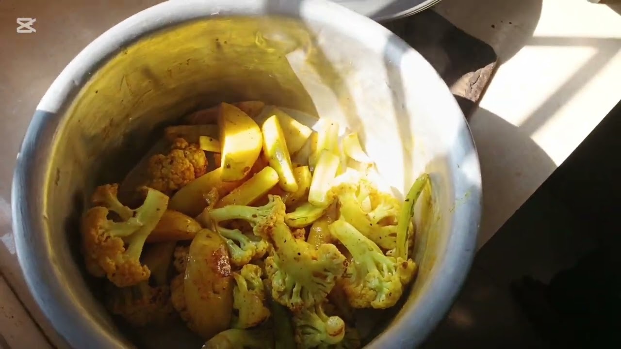 ফুলকপি আর মাছ ♥️♥️#dailyvlog #food 