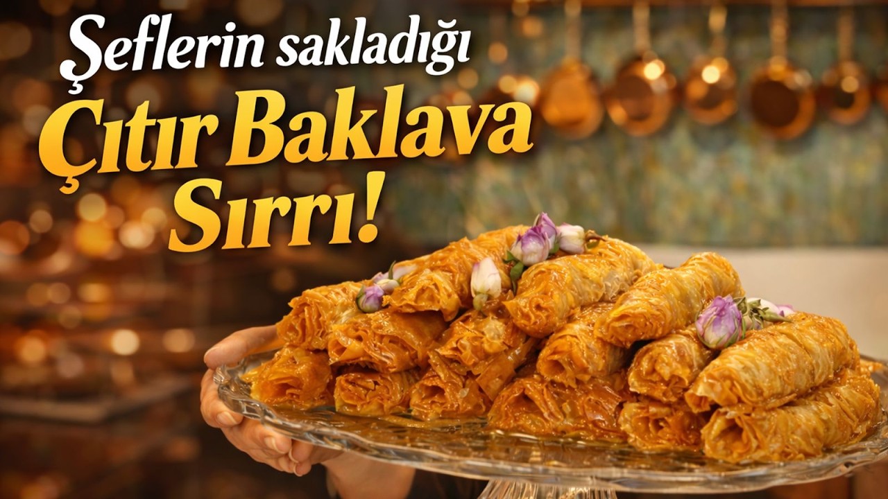 Şeflerin Sakladığı Çıtır Baklava Sırrı! Evde Çıtır Çıtır Baklava Yapmanın Püf Noktaları