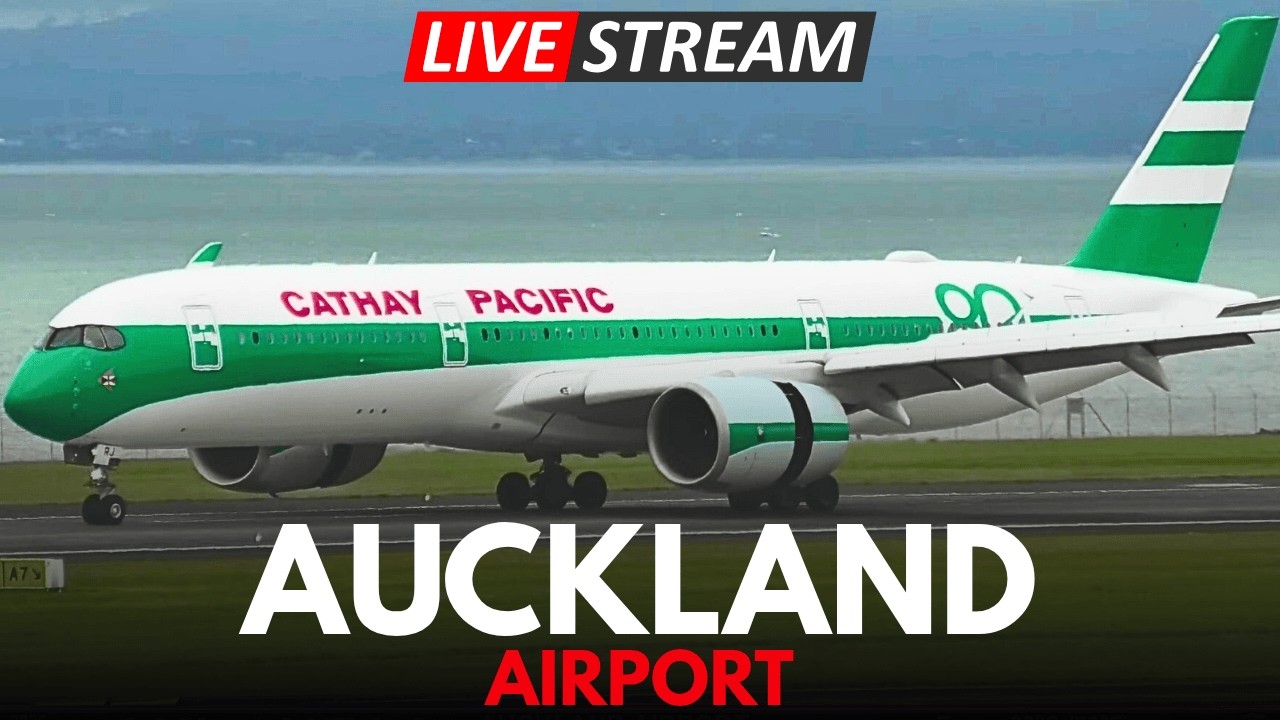 🔴 Wet & Rainy Conditions ☔️🌧️ - LIVE Planespotting - Auckland Airport - 13 Feb 2026 ✈️