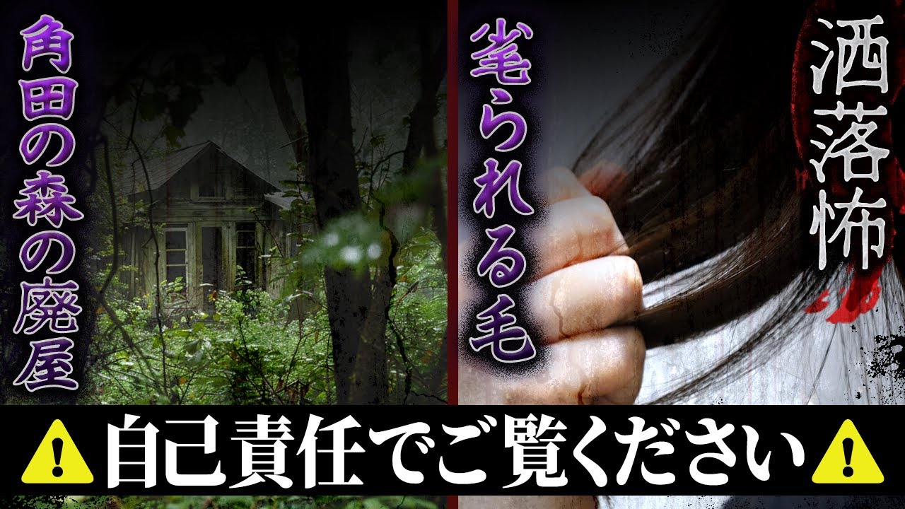 【2ch/洒落怖】角田の森の廃屋/毟られる毛【ナナフシギ】