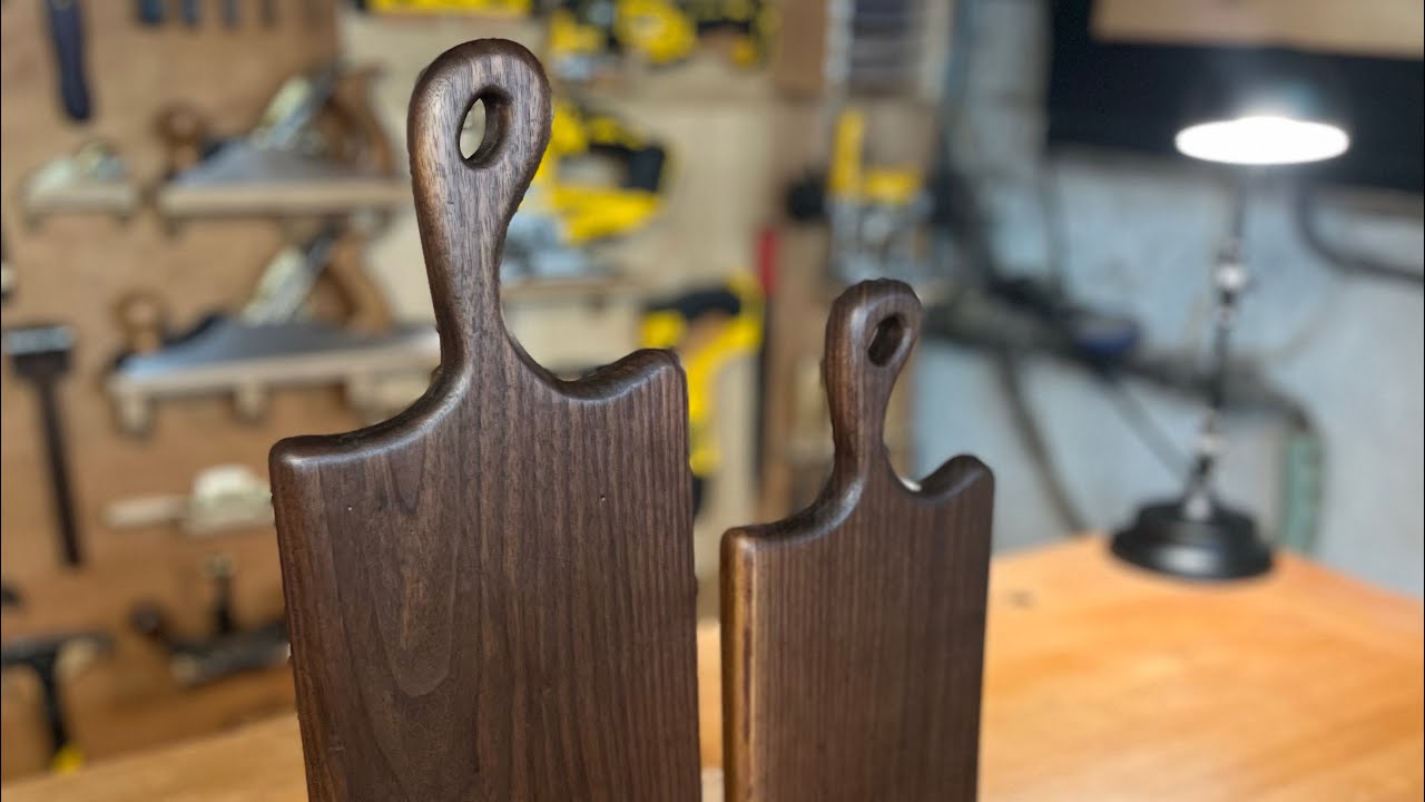 Making a Walnut Serving/Cutting Board with Only Hand Tools
